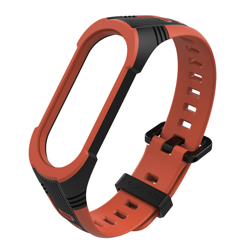 Sports two-tone silicone wristband