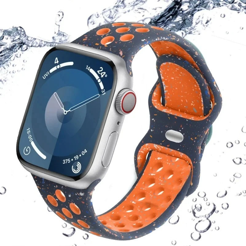 Sports Silicone Two-tone Replace Wristband