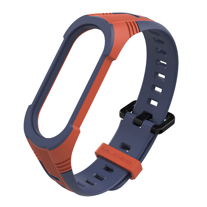 Sports two-tone silicone wristband