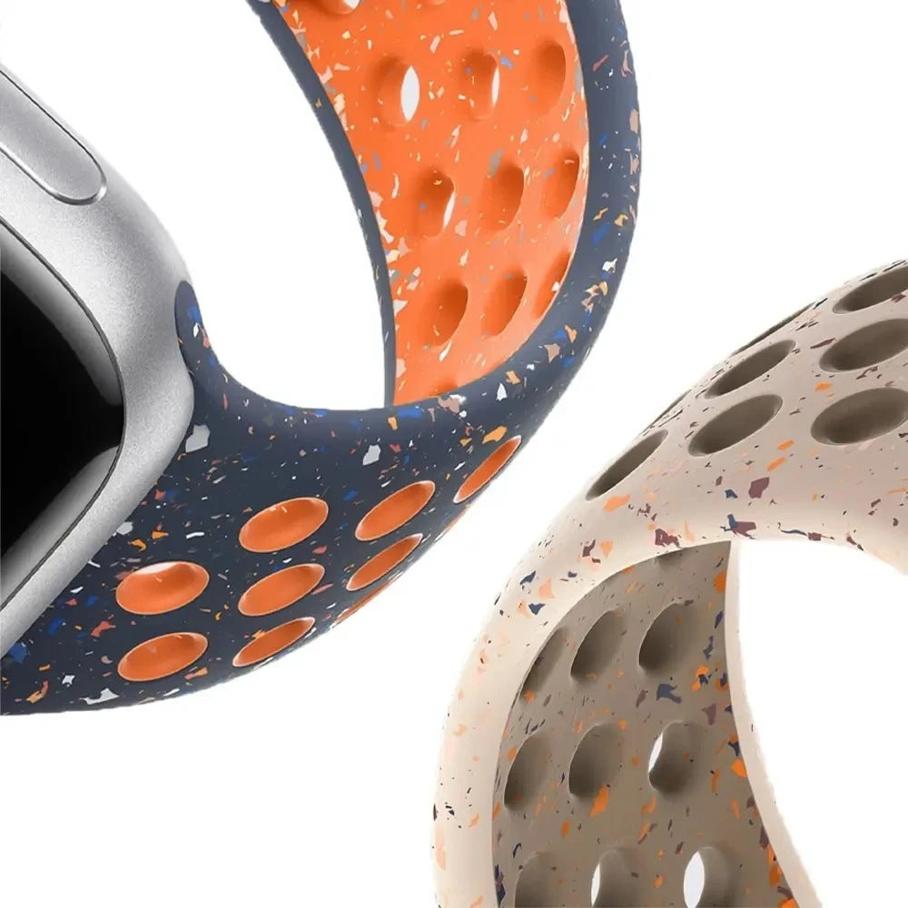 Sports Silicone Two-tone Replace Wristband