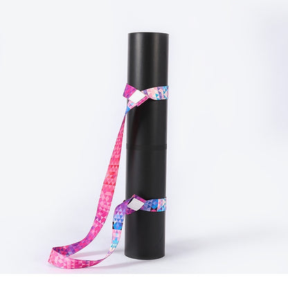 Printed Yoga Mat Strap Nylon Colorful Ratchet Tie Down