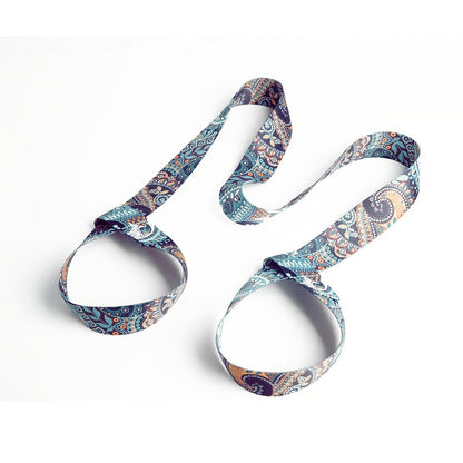 Printed Yoga Mat Strap Nylon Colorful Ratchet Tie Down