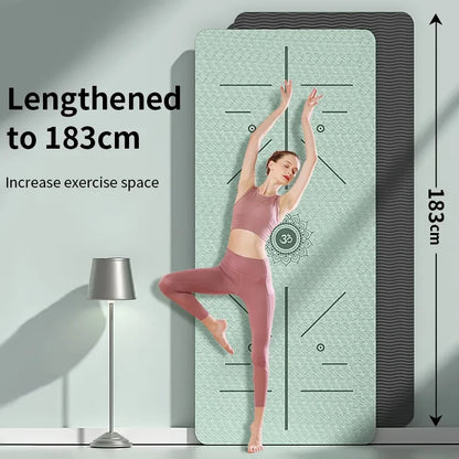 Two-color Yoga Mat Thickened Non-slip