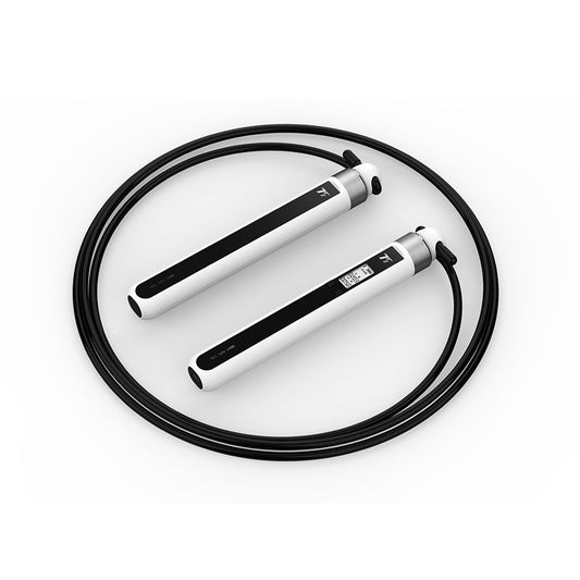 Dual-bearing intelligent skipping rope