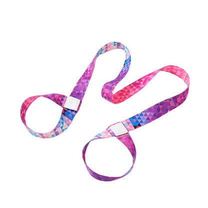Printed Yoga Mat Strap Nylon Colorful Ratchet Tie Down