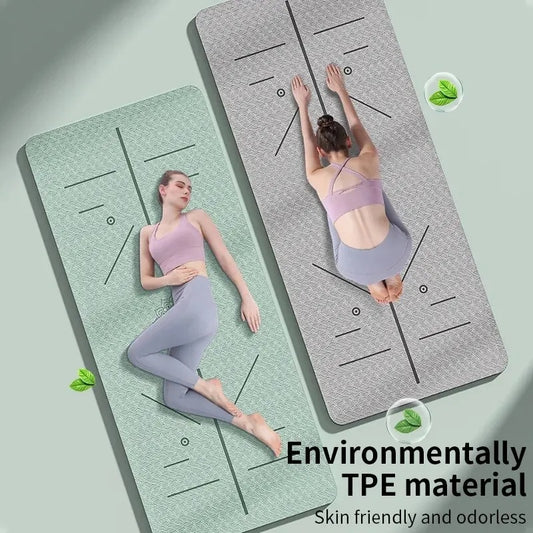 Two-color Yoga Mat Thickened Non-slip