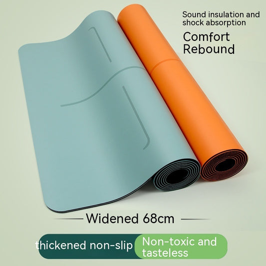 Natural Rubber Female Non-slip Professional Gymnastic Yoga Mat