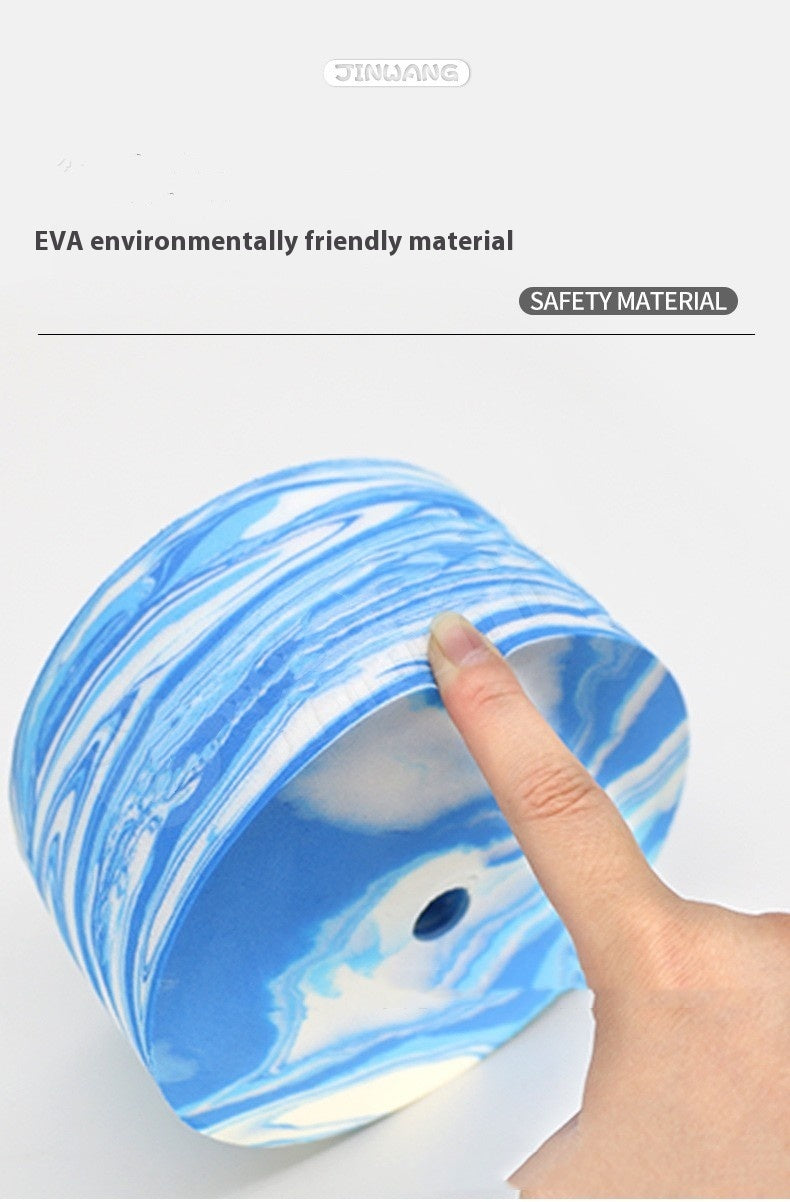 Blue And White Camouflage Water Floating Dumbbell