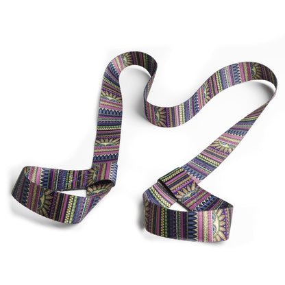 Printed Yoga Mat Strap Nylon Colorful Ratchet Tie Down
