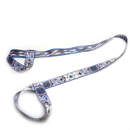 Printed Yoga Mat Strap Nylon Colorful Ratchet Tie Down